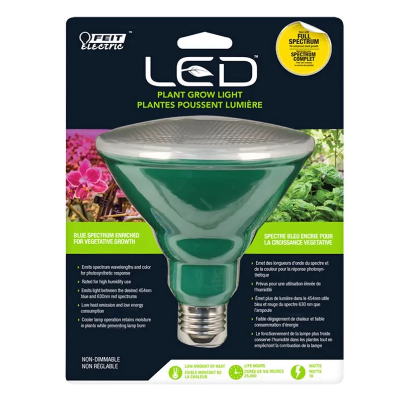 Par38 E26 (medium) Led Grow Light Blue 16 Watt Equivalence 1 Pk