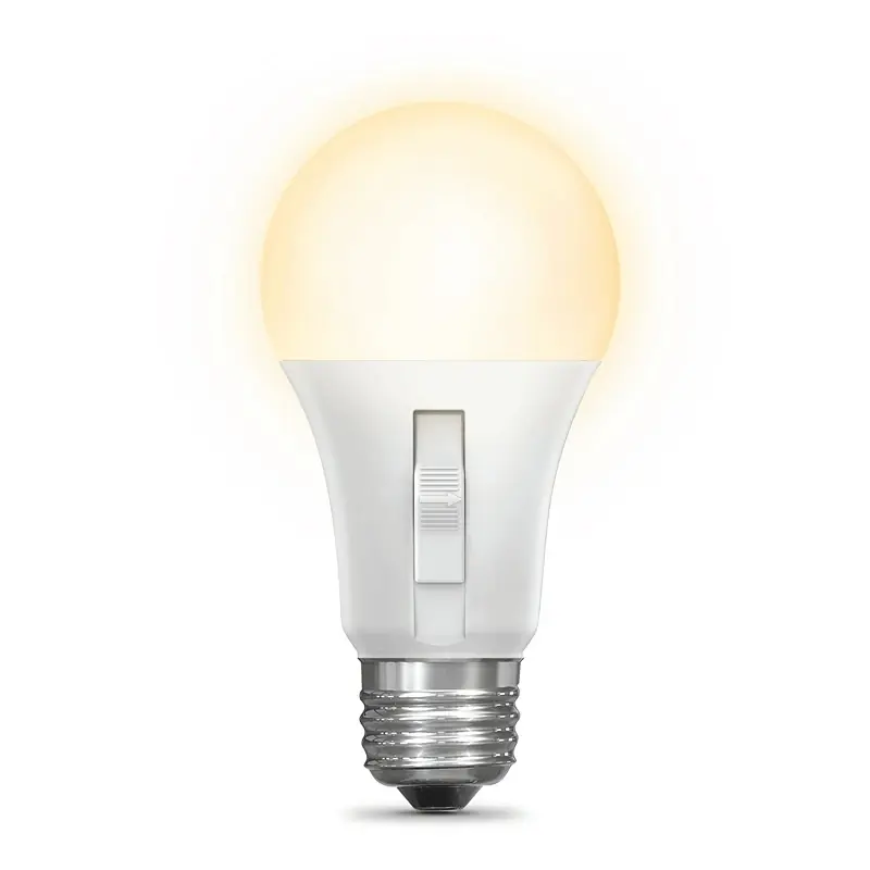 A19 E26 (medium) Led Dusk To Dawn Bulb Adjustable White 60 Watt Equivalence 1 Pk