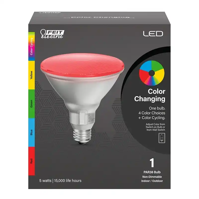 Par38 E26 (medium) Led Floodlight Bulb Color Changing 90 Watt Equivalence 1 Pk