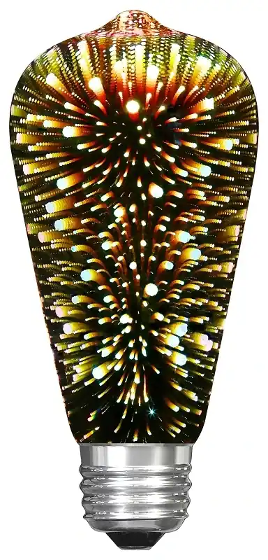 St19 E26 (medium) Led Bulb Multi-colored 2 Watt Equivalence 1 Pk