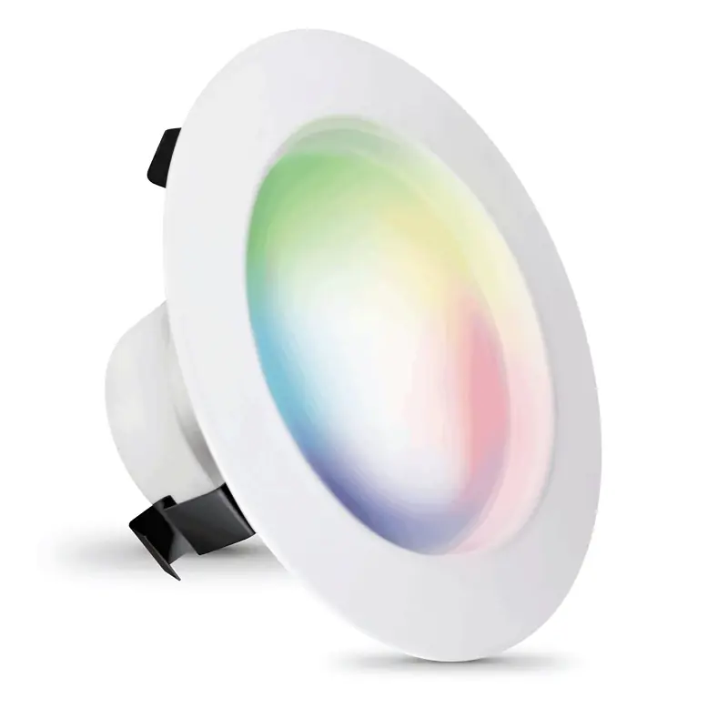Smart Home 4 In. Aluminum Led Dimmable Recessed Downlight 8 W Rgbw