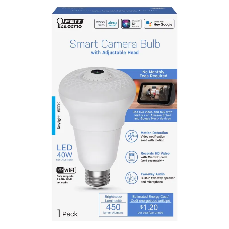 Smart Home A23 E26 (medium) Smart-enabled Led Bulb Daylight 40 Watt Equivalence 1 Pk