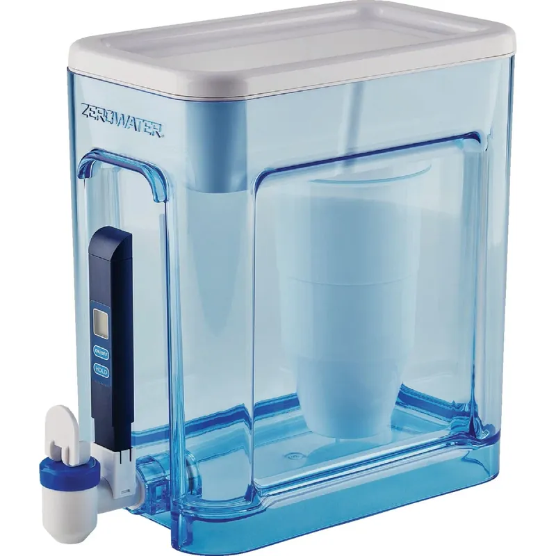 22-cup Ready-read Water Filtration Dispenser, Blue, Model Zd-022-rr