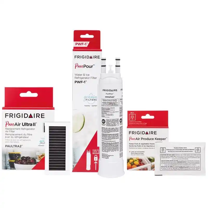 Refrigerator Water And Air Replacement Filter With Produce Keeper Combo Kit