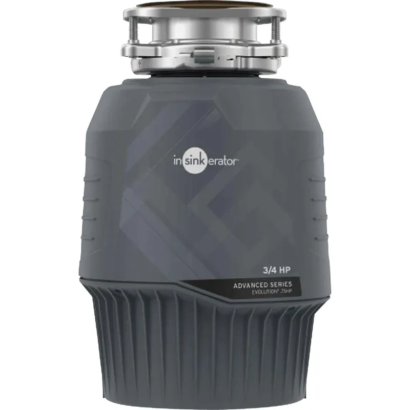 Evolution Garbage Disposal, 3-stage Multigrind Technology, .75 Hp