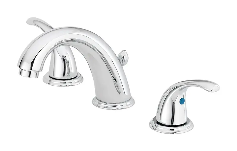 Chrome Widespread Bathroom Sink Faucet 8 In. With Pop-up Drain Assembly