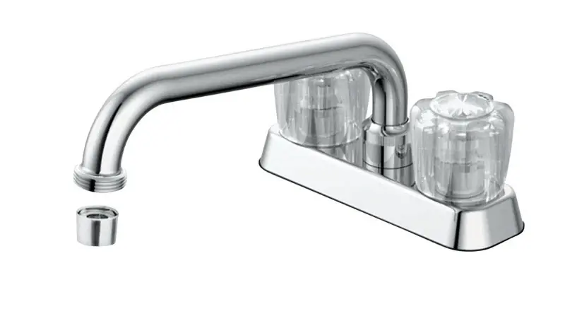 Coastal Chrome Two-handle Bathroom Sink Faucet 4 In. Model 67236-0001