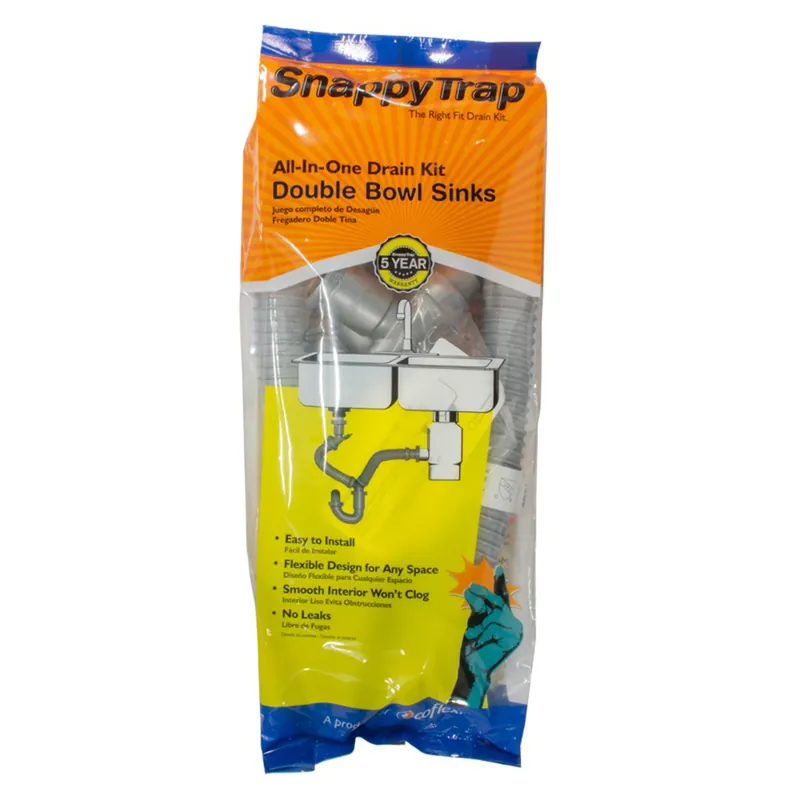1-1/2 In. D Pvc Double Sink Drain Kit - Model Dk-110-ah