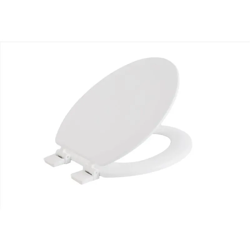 Laurel White Wood Elongated Toilet Seat – Oakbrook Collection