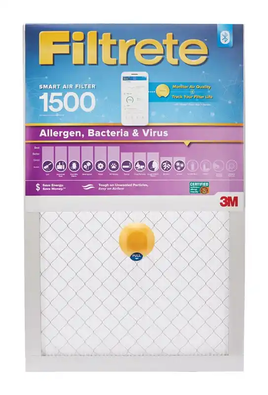 20 In. W X 25 In. H X 1 In. Polypropylene 1500 Mpr Smart Air Filter 1 Pk