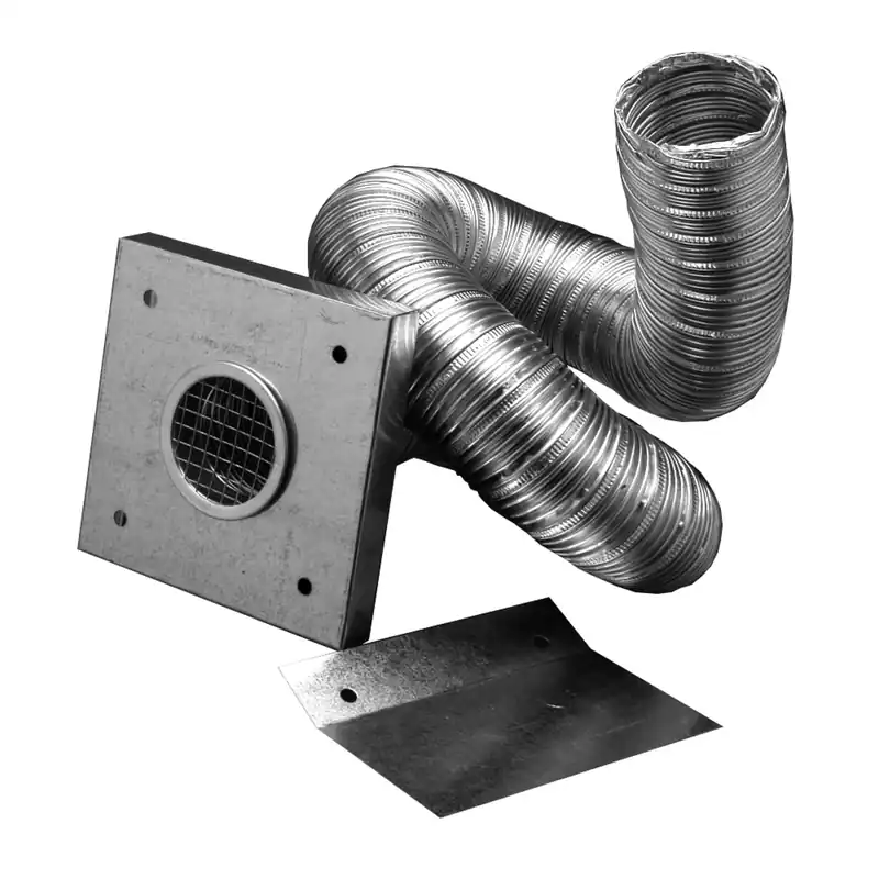 Pelletvent Air Intake Kit 3pvl-aik For Pellet Stoves - Indoor Use
