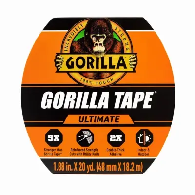 Ultimate Duct Tape, Black, 1.88 In. X 20 Yd.