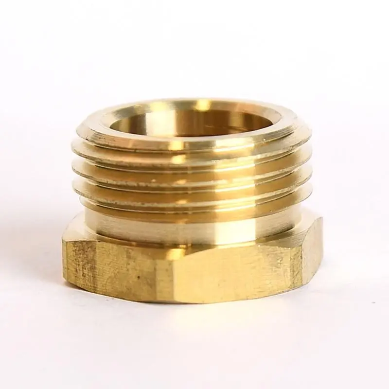 Brass 3/4 In. D X 1/2 In. D Hose Adapter 1 Pk