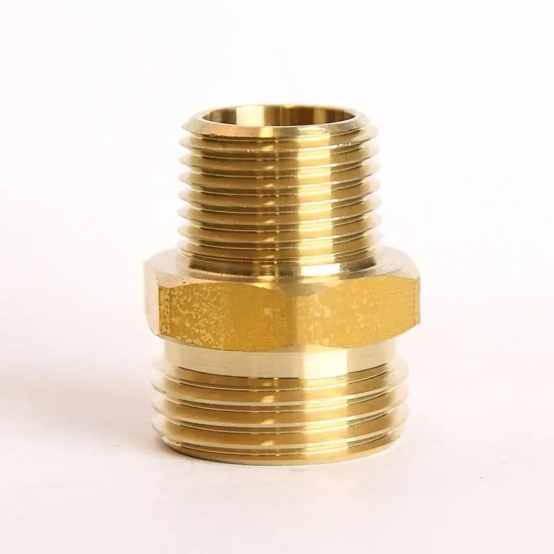 Brass 3/4 In. D X 1/2 In. D Hose Adapter 1 Pk