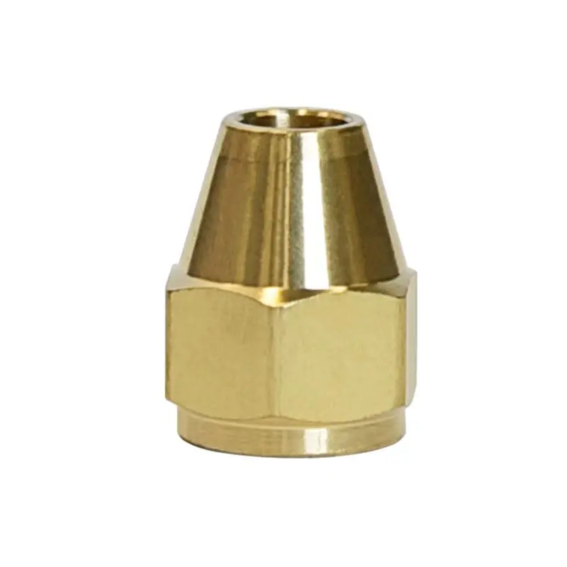1/4 Inch Flare Brass Nut For Plumbing And Heating Applications