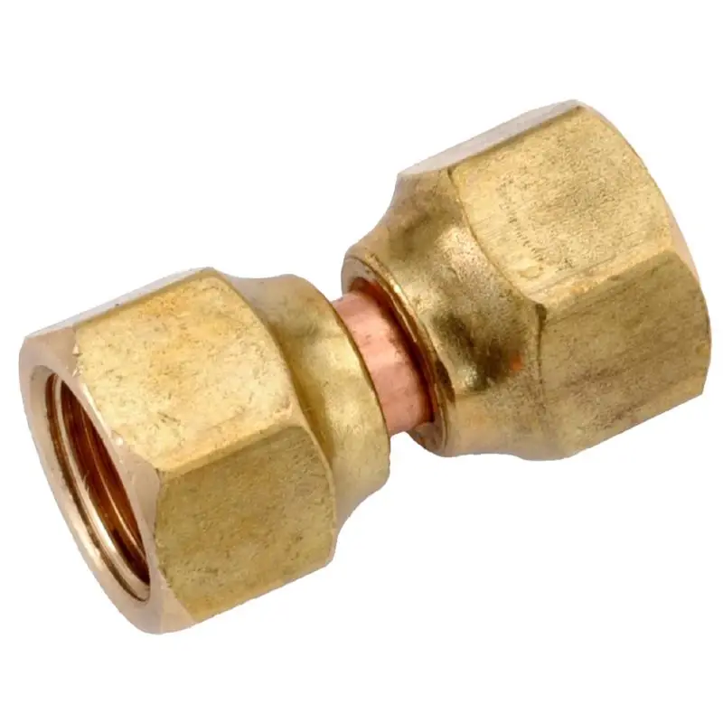 1/4 In. Female Flare X 1/4 In. Female Flare Brass Swivel Connector