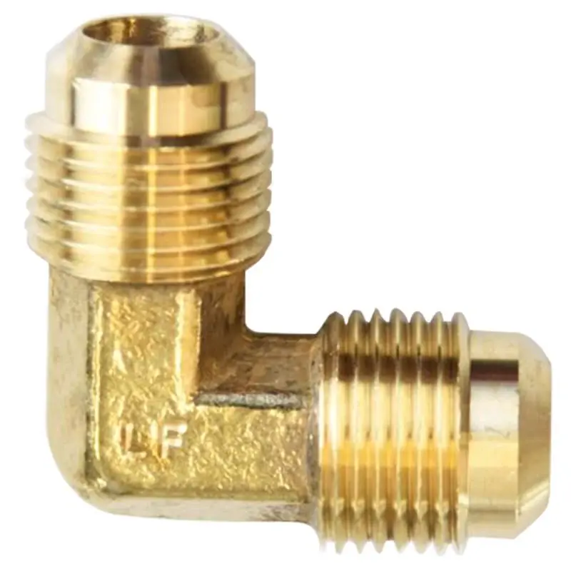 1/2 In. Flare X 1/2 In. D Flare Brass 90 Degree Elbow Fitting