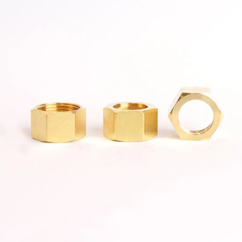 5/8 In. Compression X 5/8 In. D Compression Brass Nut - Durable Plumbing Fitting