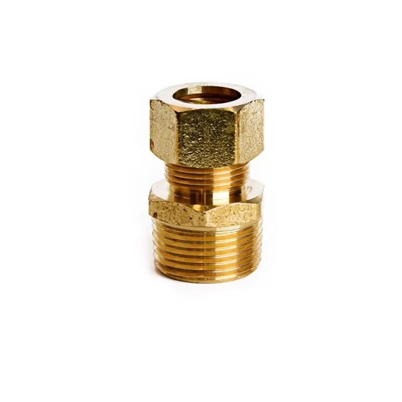 5/8 In. Compression X 3/4 In. D Male Brass Compression Connector