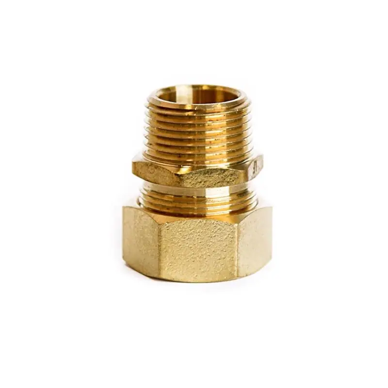 1/2 In. Compression X 3/8 In. D Male Brass Connector - Durable Plumbing Solution