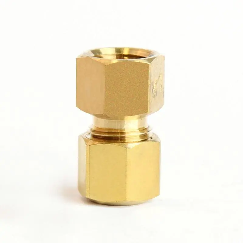 1/4 In. Compression X 1/8 In. Fpt Brass Coupling For Plumbing Applications