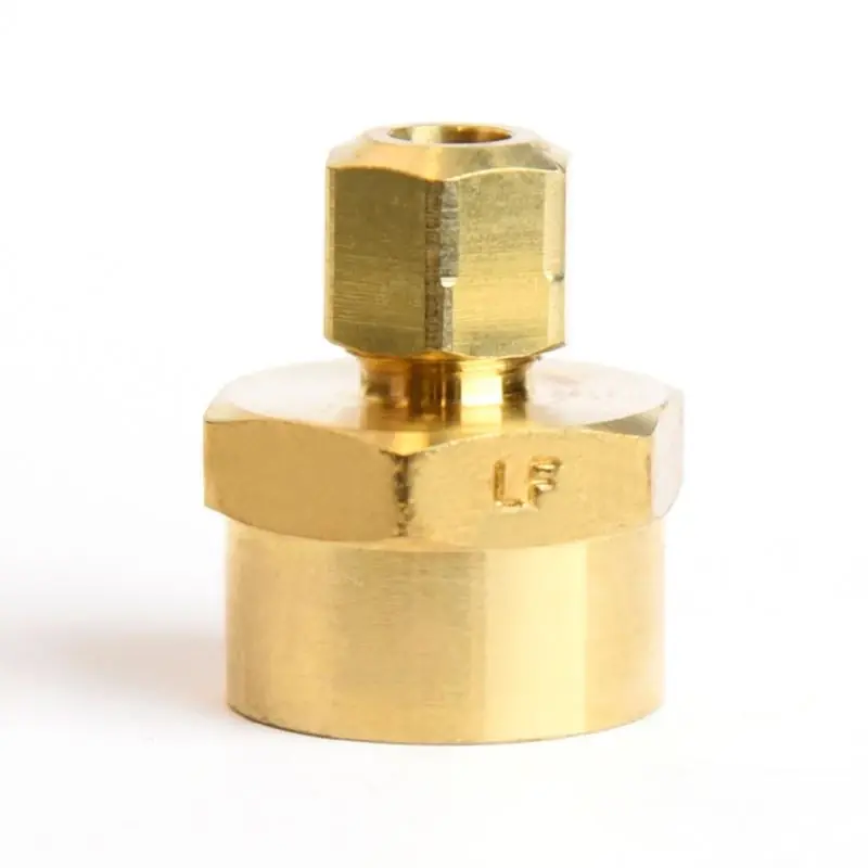 1/4 In. Compression X 1/2 In. D Fpt Brass Coupling - High Pressure & Temperature Rated
