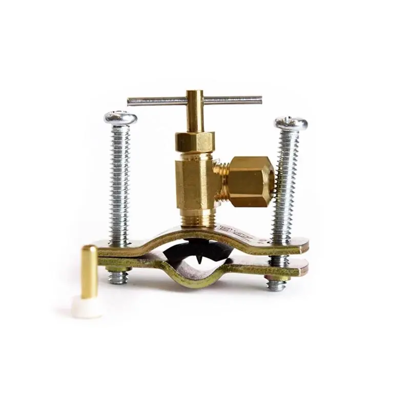 1/4 In. X 3/8 In. Lead-free Brass Needle Valve For Plumbing Applications