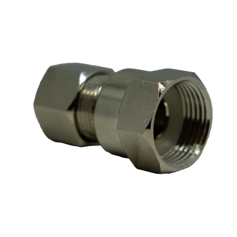 1/2 In. X 3/8 In. Male Compression Brass Adapter, Lead-free