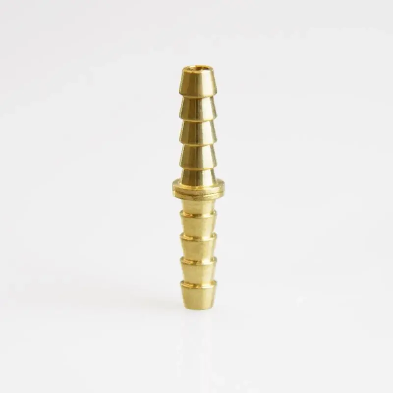 Brass 3/16 In. D X 3/16 In. D Hose Mender 1 Pk