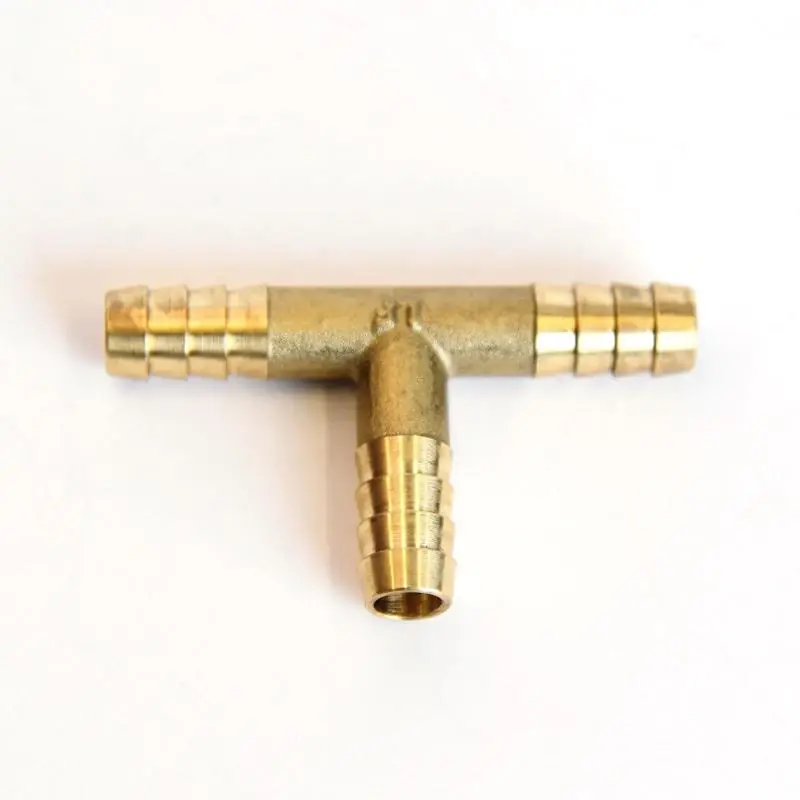 Brass 3/8 In. D X 3/8 In. D Tee Connector 1 Pk
