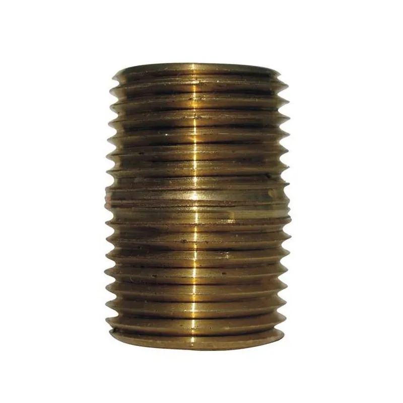 1/4 In. Mpt X 1/4 In. D Mpt Red Brass Close Nipple - Durable Plumbing Solution