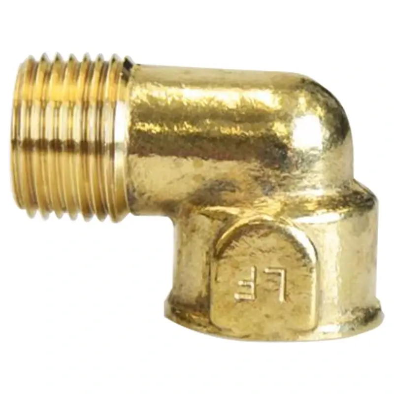 3/8 In. Fpt X 3/8 In. D Mpt Brass 90 Degree Street Elbow - Lead-free