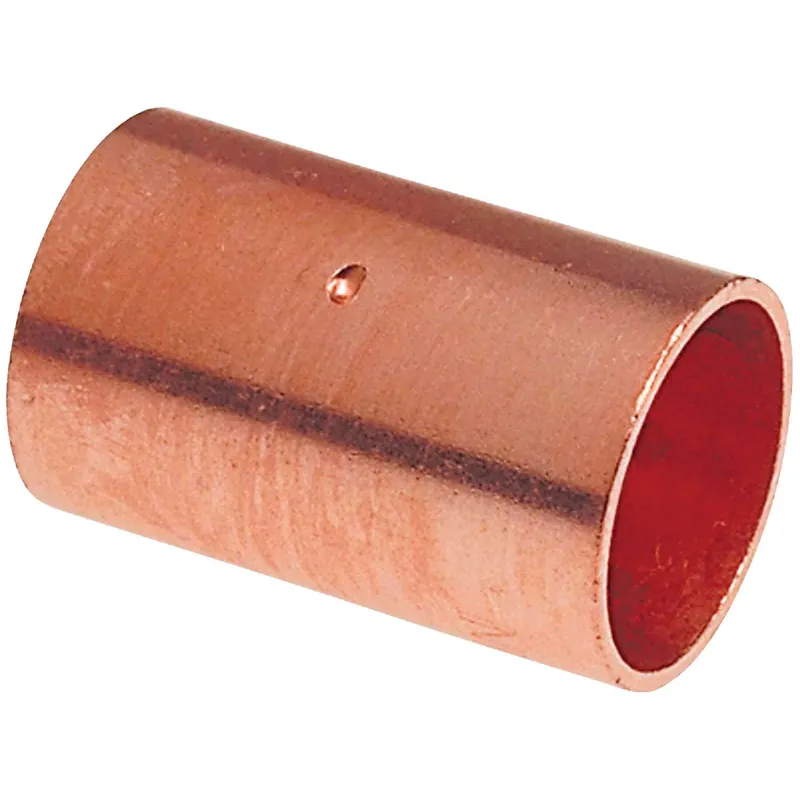 3/4 In. Sweat X 3/4 In. D Sweat Copper Coupling With Stop 10 Pk