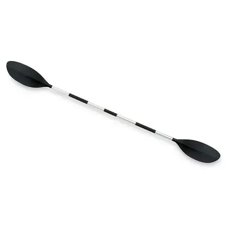 86 Inch Lightweight Aluminum Double Oar Inflatable Kayak Paddle - Black
