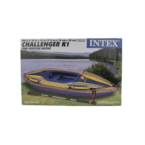 Challenger K1 Inflatable Kayak Kit With Paddle And Hand Pump