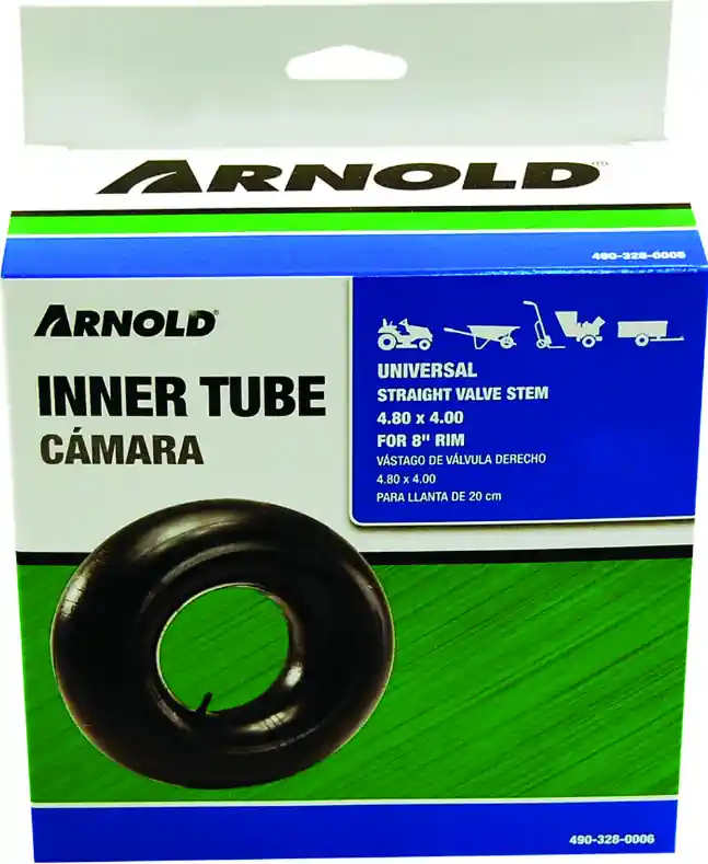 8 In. D X 16 In. D 400 Lb. Cap. Wheelbarrow Inner Tube Rubber 1 Pk