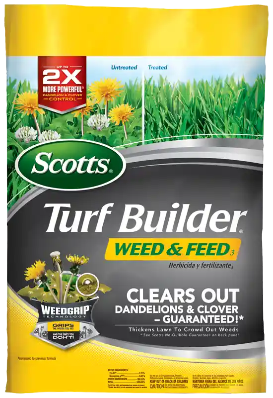 Turf Builder Weed & Feed Lawn Fertilizer, 15 Lb Bag, 28-0-3 N-p-k Ratio