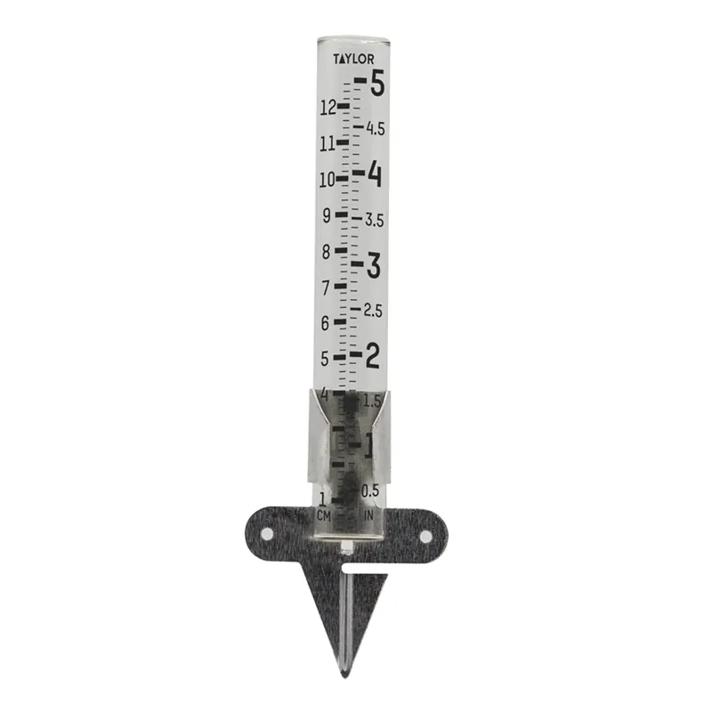 Rain Gauge Ground 0.9 In. W X 5.5 In. L - Durable Outdoor Weather Gauge