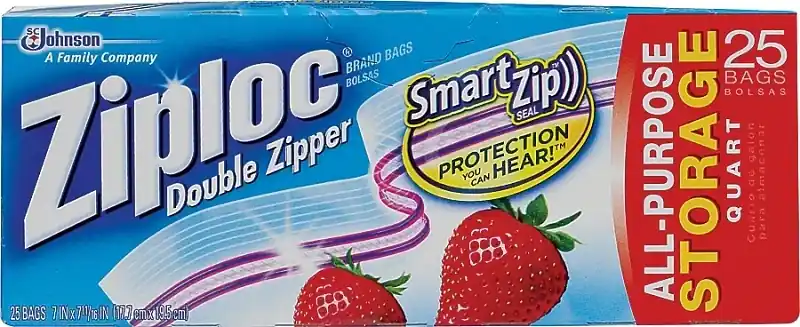 Easy Open Tabs 1 Qt Clear Food Storage Bag 24 Pk