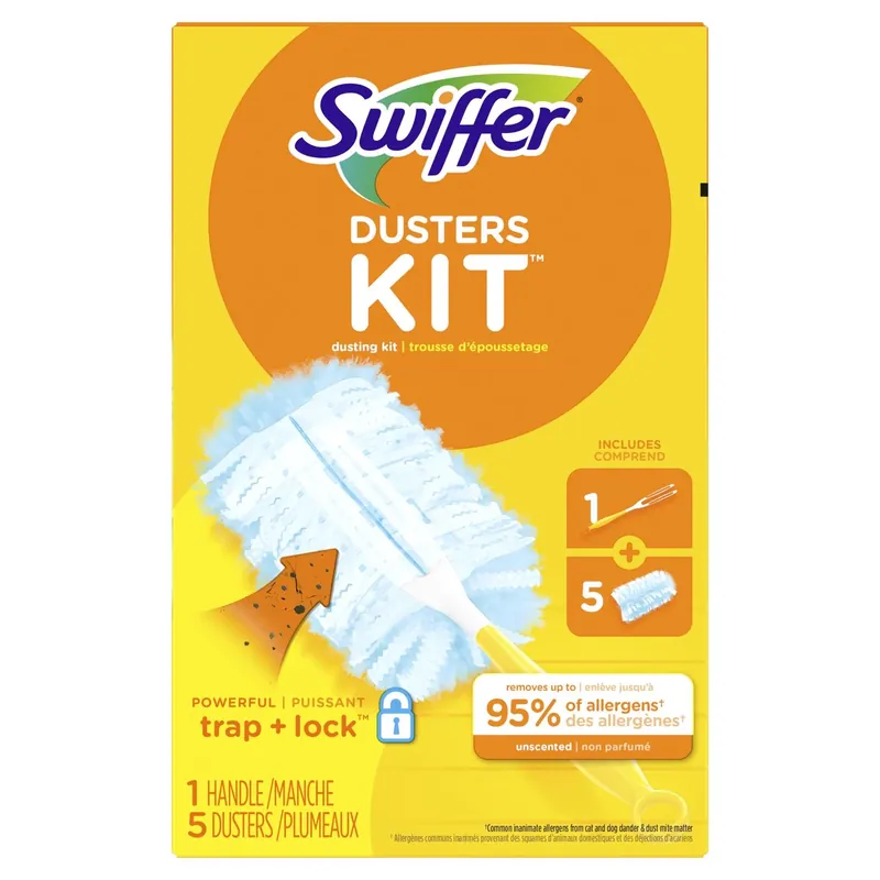 Duster Microfiber Duster Kit 2.38 In. W X 6 In. L 5 Pk