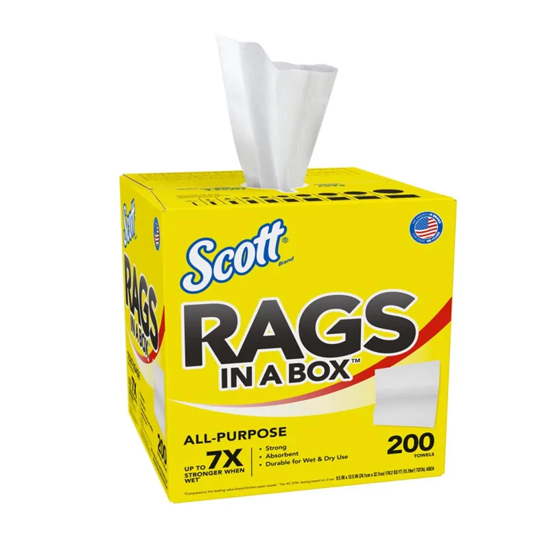 Paper Rags 12 In. W X 10 In. L 200 Pc
