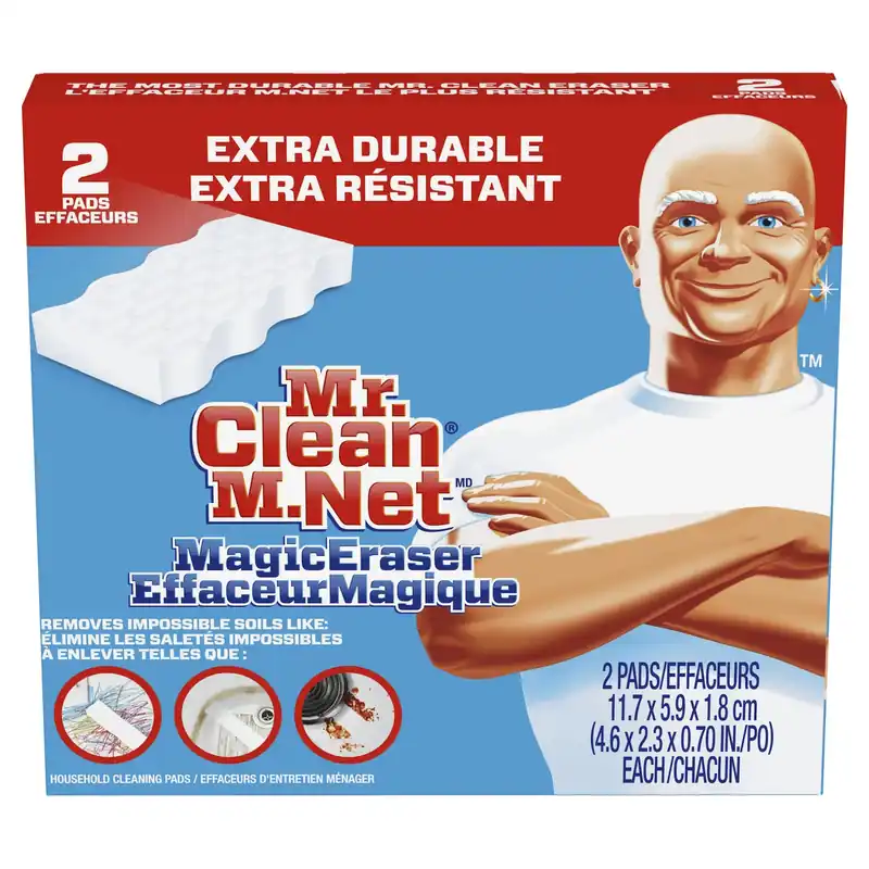 Xtra Power Heavy Duty Magic Eraser For Multi-purpose 4.6 In. L 2 Pk