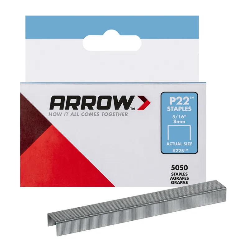 P22 7/16 In. W X 5/16 In. L 24 Ga. Medium Crown Staples 5050 Pk