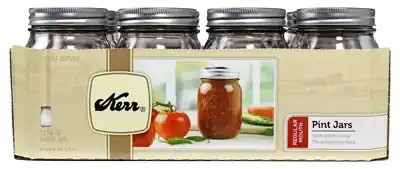 Ball Regular Mouth Mason Jar 16 Oz 12 Pk