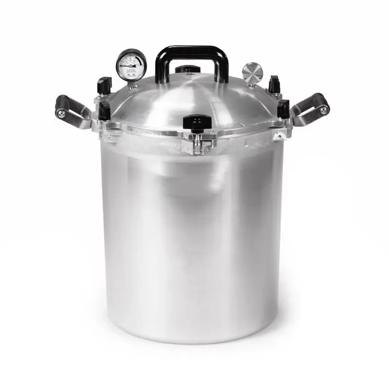 All American 1930 Aluminum Pressure Canner 30 Quart Silver