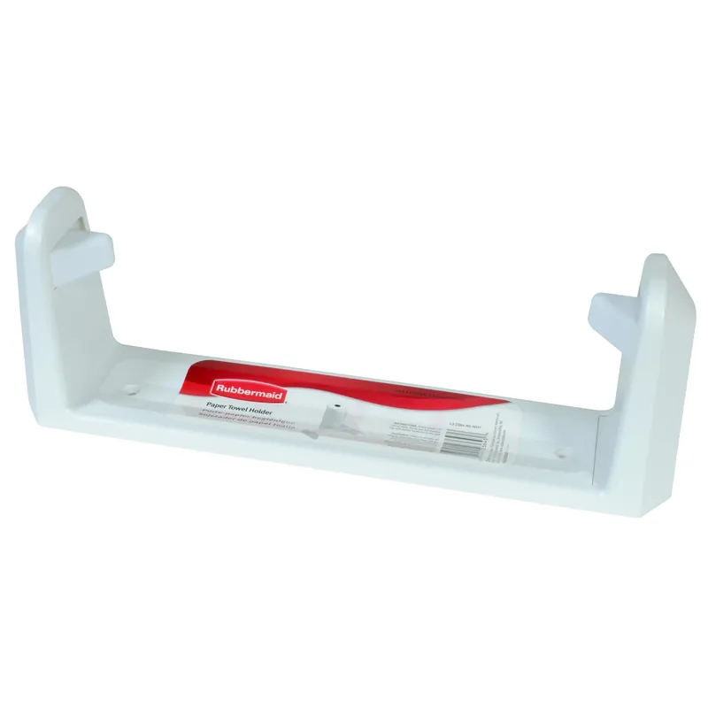 Easy Change White Spring-loaded Paper Towel Holder