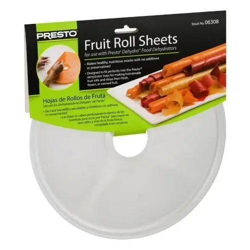 National Presto Dehydro Electric Food Dehydrator Fruit Roll Sheets