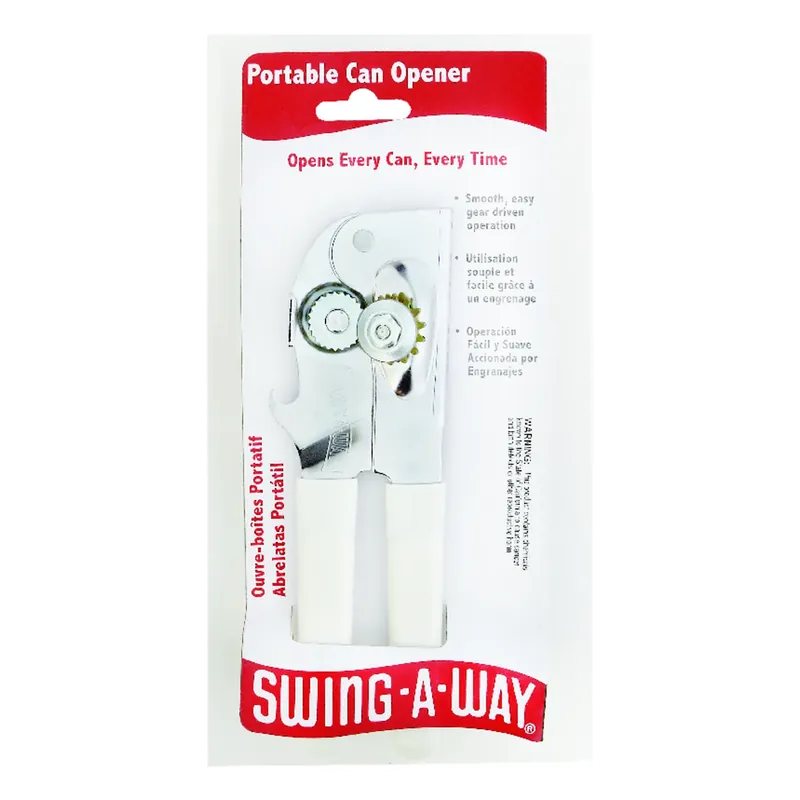 Can Opener, Chrome/white