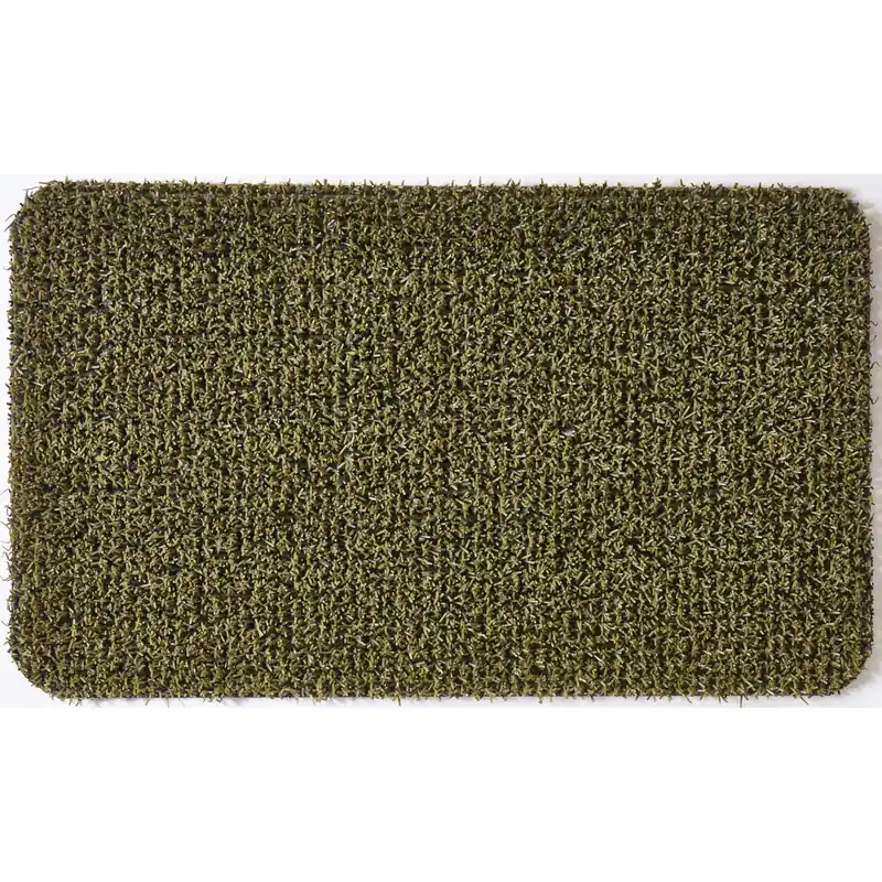 Clean Machine Astroturf Scraper Doormat, Flair, Evergreen, 18 X 30-in.