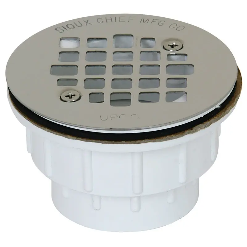 2 Inch Diameter Pvc Shower Drain With Stainless Steel Strainer